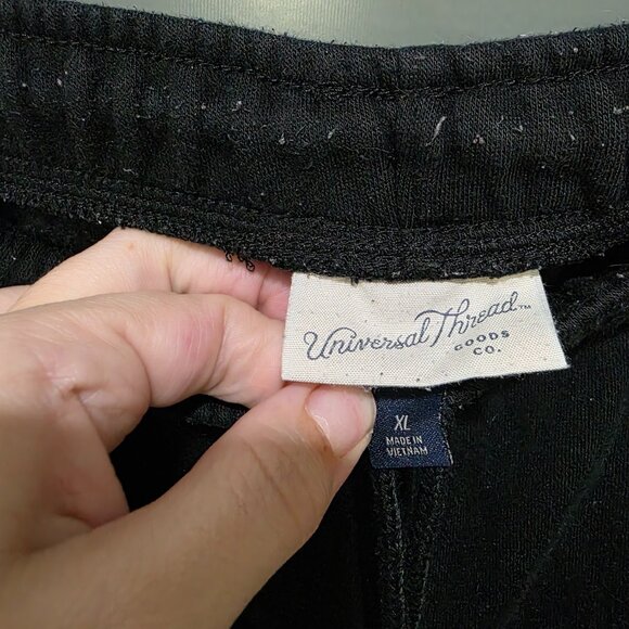 Universal Threads Black Wide-Leg Sweatpants XL – Cozy Casual Lounge Pants - Picture 6 of 9